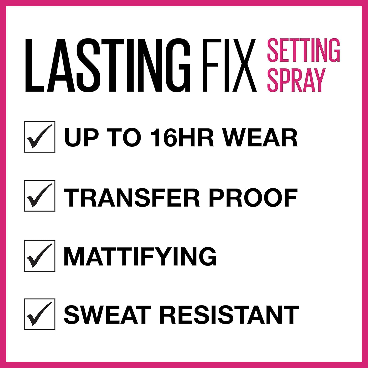 New York Lasting Fix Makeup Setting Spray Professional Formula
