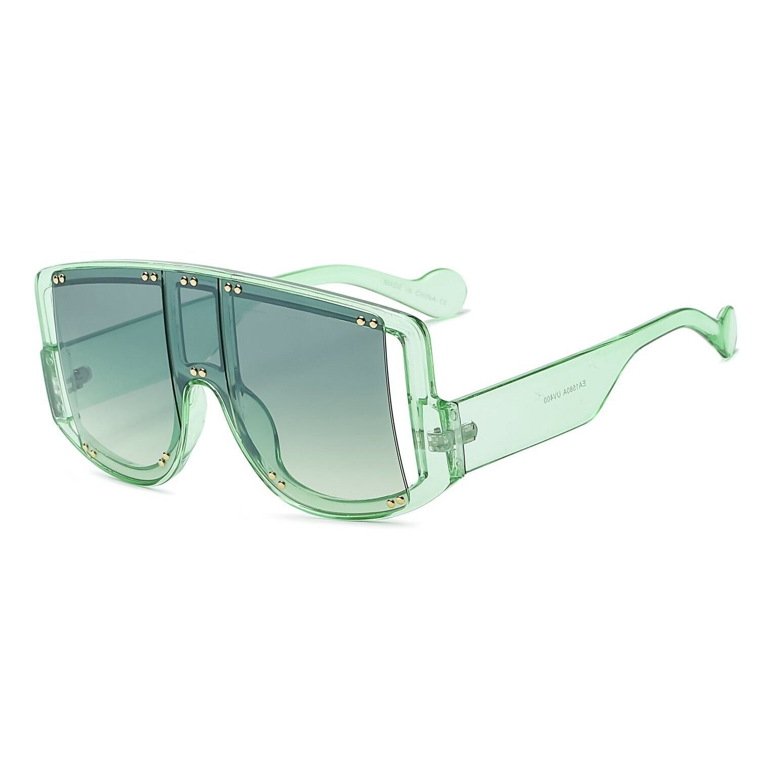 Men'S Women Sunglasses Oversized Large Flat Lens Square Frame Fashion Style New